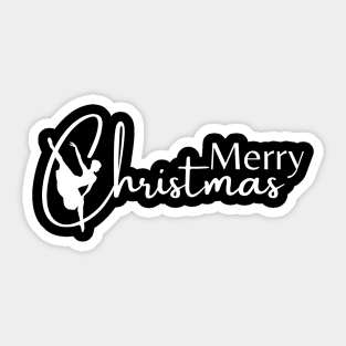 Merry Christmas dancer design Sticker